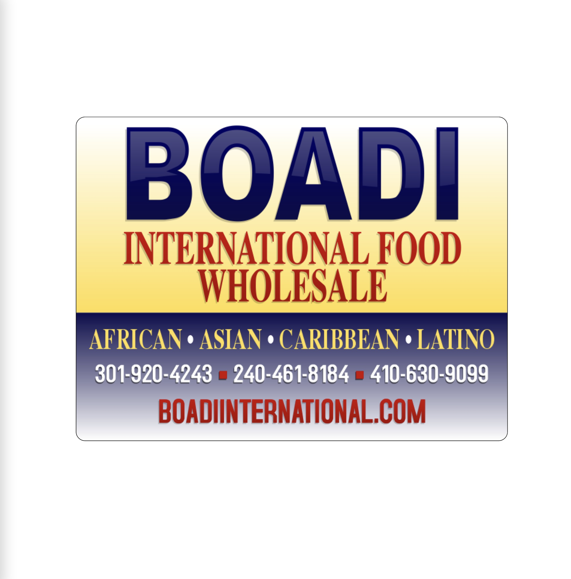 Boadi International Inc