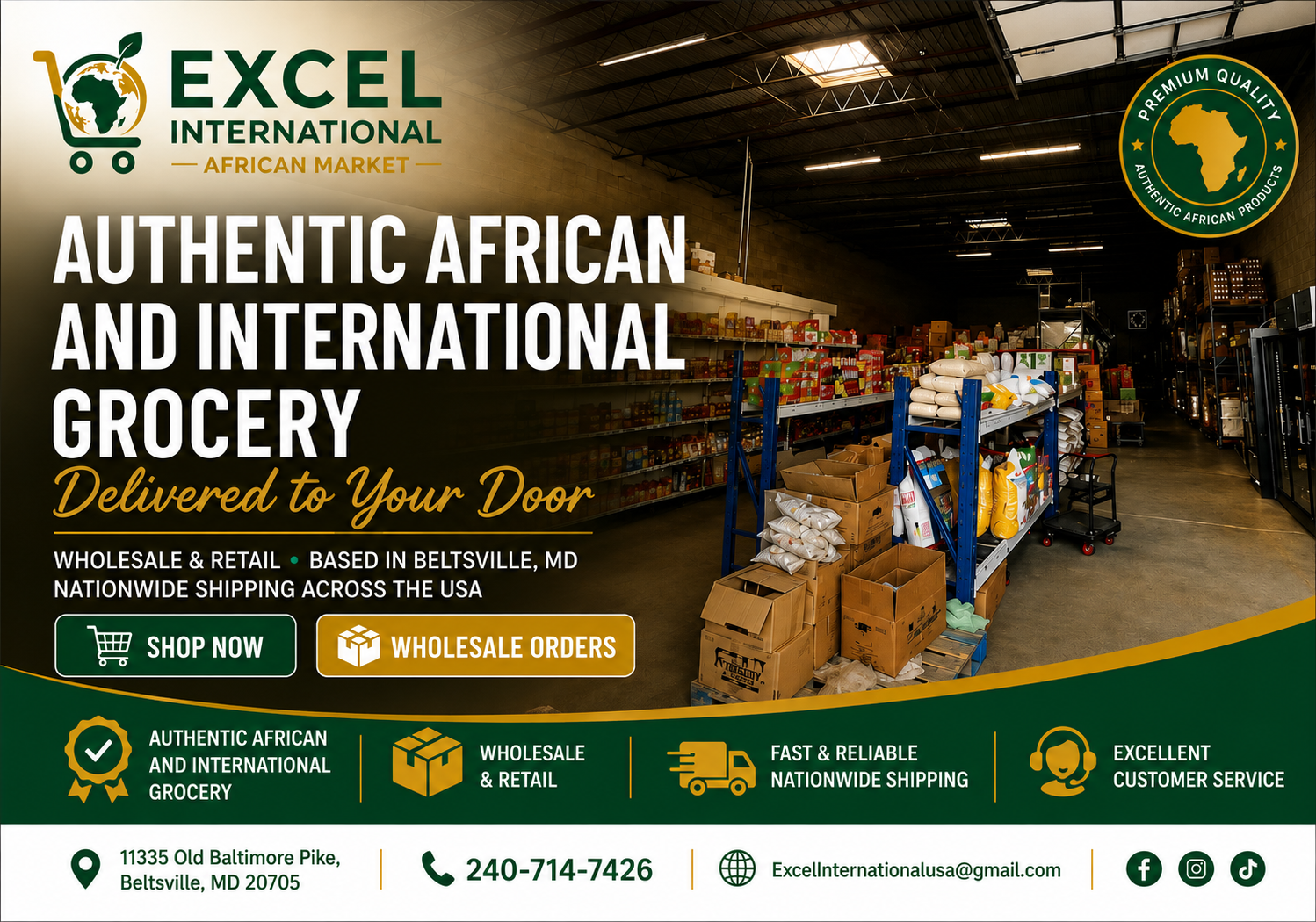 EXCEL INTERNATIONAL FOODS